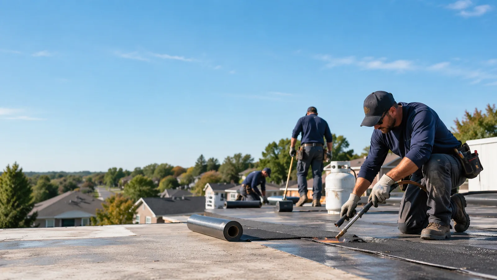 Flat Roof Leak Repair providers in Emden, IL